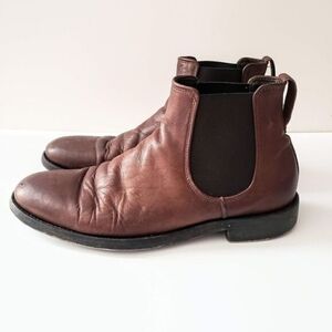 Vince Burroughs Mens Chelsea Boots Brown Leather US Size 8.5